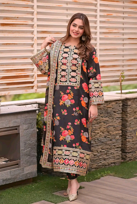 Aneela's brand premium quality- BLACK