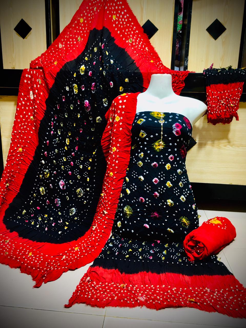 NEW CHUNRI SUIT IN 3 PIECE